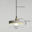 Axyaa Yellow Cave LED Pendant Light: Modern Nordic Copper Socket Hanglamp