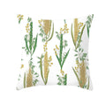 Axyaa Autumn Maple Leaves Pillow Cases with Fresh Print Flower Plant Custom Polyester Cover