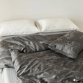 Axyaa Eucalyptus & Cotton Jacquard Duvet Cover Set - High Quality Bed Linens