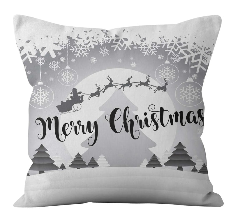 Axyaa Christmas Plaid Pillowcase for Home Sofa Decoration