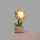 Axyaa LED Flower Night Light Mini Table Lamp Kids Bedroom Ornament Home Decor