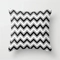 Axyaa Geometric Pillow Covers: Modern Grey Polyester Throw Pillow Cover