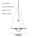 Nordic Glass Water Droplet Pendant Lamp by Axyaa for Stylish Home Decor Lighting