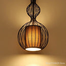 Axyaa Retro Birdcage Pendant Lamp for Industrial Home Decor