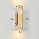 Natural Stone Wall Lamp Up Down LED Lights for Living Room & Bedroom by Axyaa