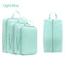 Axyaa Travel Compression Bag Set for Packing Cubes and Luggage Organization