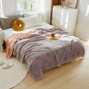 Nordic Cotton Throw Blanket | Axyaa Summer Quilt for Home Decor & Sofa
