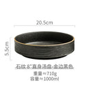 Axyaa Ceramic Rock Pattern Dessert Bowl