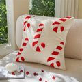 Axyaa Christmas Hat Velvet Chenille Pillowcase - 45x45cm