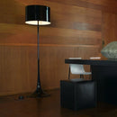 Luxury White Metal LED Floor Lamp by Axyaa for Home & Hotel Bedroom Decor