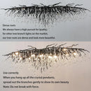 Axyaa Crystal Raindrop Chandelier - Nordic High-End Luxury Pendant Light