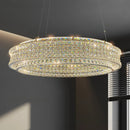 Axyaa Luxury Crystal Ceiling Chandelier for Elegant Indoor Decor
