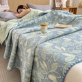 Axyaa Cotton Three-Layer Yarn Towel Quilt - Lightweight & Soft
