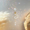 Axyaa Crystal Prism Suncatcher Dreamcatcher for Window Rainbow Home Decor Gift