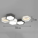 Axyaa Smart LED Ceiling Light for Nordic Home Decor, Dimmable Bedroom Salon Lighting