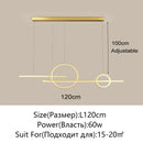 Axyaa LED Pendant Chandelier for Dining Room, Living Room, Study, Bar, and Office