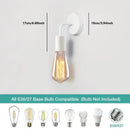 Axyaa Nordic Minimalist E27 Wall Lamp for Living Room, Bedroom, Hallway - Modern Style