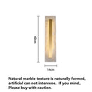 Axyaa Marble LED Wall Lamp - Dimmable Luxury Lighting for Corridor Decor
