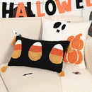 Axyaa 3D Ghost Easter Egg Embroidered Pillowcase Halloween Home Decor Pillow Covers