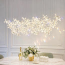 Axyaa Crystal Chandelier: Luxury Living Room & Dining Pendant Light