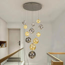 Axyaa LED Pendant Chandeliers for Modern Home Decor Living Room Lighting