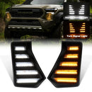 Axyaa Toyota Tacoma 2024 DRL Fog Lamp LED Front Bumper White Yellow Turn Signal