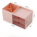 Axyaa Desktop Organizer Pen Holder Storage Box with Transparent Drawer