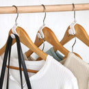 Axyaa Cascading Hanger Hooks Closet Connector Space Saving Organizer Clips