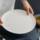 Axyaa Ceramic Steak Plate Set for High-end Dining Experience