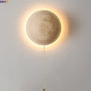 Axyaa Yellow Travertine LED Wall Lamp: Stylish Interior & Bathroom Lighting Fixtures