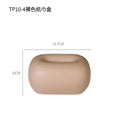 Axyaa Ceramic Tissue Box: Minimalist Bedside Table Decor & Desk Decoration