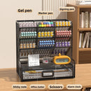Axyaa Mesh Desktop Organizer - Multi-Functional Pen Holder & Storage Rack for School, Home, Office