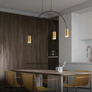 Axyaa Kitchen Island LED Chandelier Pendant Light Hanging Lamp Insulated Arc