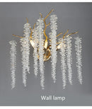 Axyaa Nordic Crystal Tassel Chandelier for Living Room: Luxury Indoor Ceiling Pendant Lights