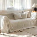 Axyaa Chenille Sofa Towel: Modern Home Decor, Universal Sofa Cover Blanket, Four Season Sofa Mat.