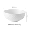 Axyaa Stone Patterned Large Capacity Ceramic Soup Bowl