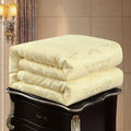 Axyaa Cotton Gold Jacquard Silk Quilt | Mulberry Silk Winter Quilt Core