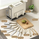 Axyaa Wall-mount Knife and Cutting Board Storage Rack