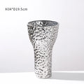 Axyaa Electroplated Ceramic Vase for Stylish Flower Arrangements