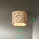 Axyaa Red Cement Downlight: Nordic Grey Led Ceiling Spotlight for Bedroom