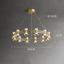Axyaa LED Pendant Chandelier for Stylish Indoor Room Decor
