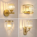 Axyaa Nordic Crystal Wall Lamp for Bedroom and Living Room