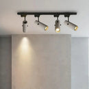 Axyaa 7W GU10 LED Track Lights with Cement Track Fixture Spotlights