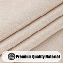 Axyaa Waterproof Faux Linen Rectangle Tablecloth for Kitchen & Dining