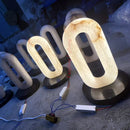 Axyaa Marble LED Table Lamp for Home Decor & Lighting