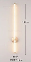 Axyaa Modern LED Wall Light for Simple Living Room Decor & Bedroom Lighting