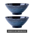 Axyaa Ceramic Ramen Bowl Set - European Style Tableware for Soup, Salad, and More