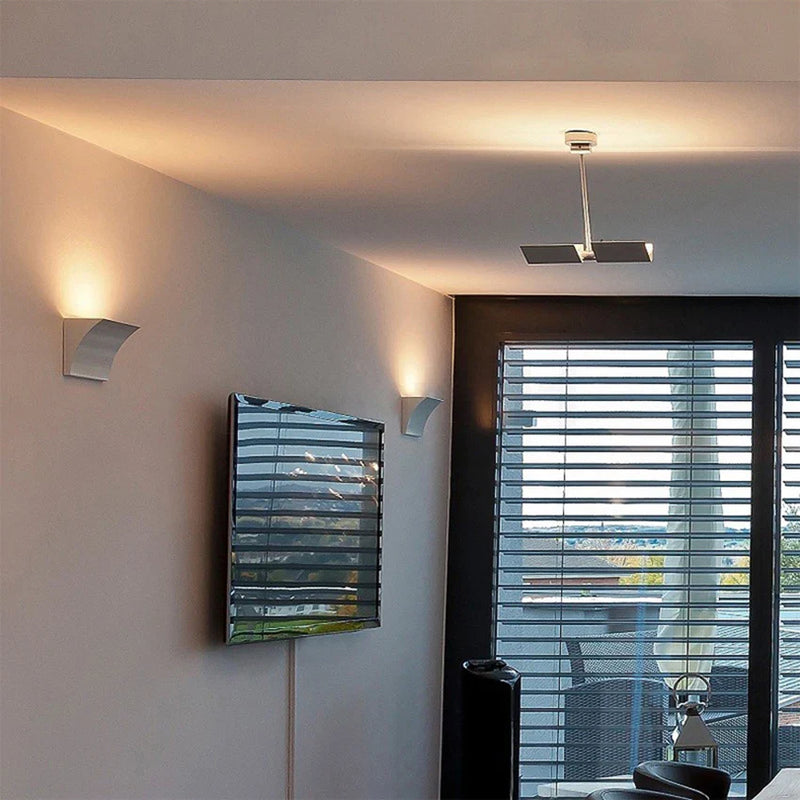 Axyaa Modern Aluminium LED Wall Lamp for Bedroom, Living Room and Corridor Indoor Lighting