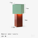 Axyaa Green Metal Table Light Dimmable LED Lamp for Bedroom, Parlor, Desk