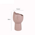 Axyaa Pout Face Ceramic Vase | Room Aesthetic Decor & Flowers Arrangement